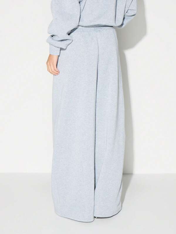 Missguided KIZN Wide Leg Drawstring Sweatpants Comfy Lounge Pants Casual Baggy Trousers Relaxed Fit Elastic Waist