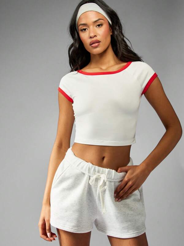 Missguided MISSGUIDED Active Sport Workout Baby Tee