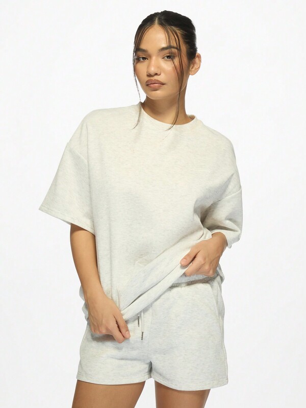 Missguided MISSGUIDED Athletic Lightweight T-Shirt Relaxed Fit