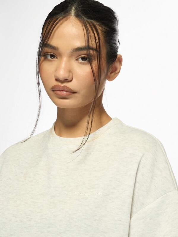 Missguided MISSGUIDED Athletic Lightweight T-Shirt Relaxed Fit