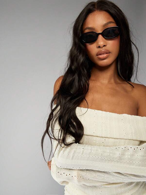 Missguided MISSGUIDED Bodycon Off-Shoulder Ruched Mini Dress