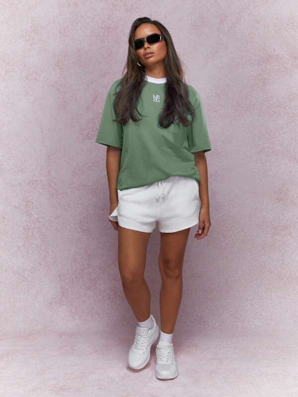 Missguided MISSGUIDED Casual Oversized Logo T-Shirt