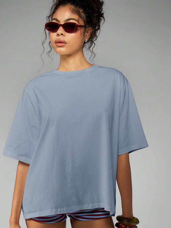 Missguided MISSGUIDED Casual Oversized Relaxed Women T-Shirts Feature Lemon Print