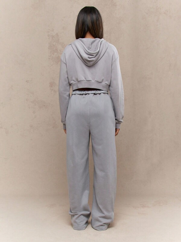 Missguided MISSGUIDED Cozy Athleisure Wide Leg Pocketed Sweatpants