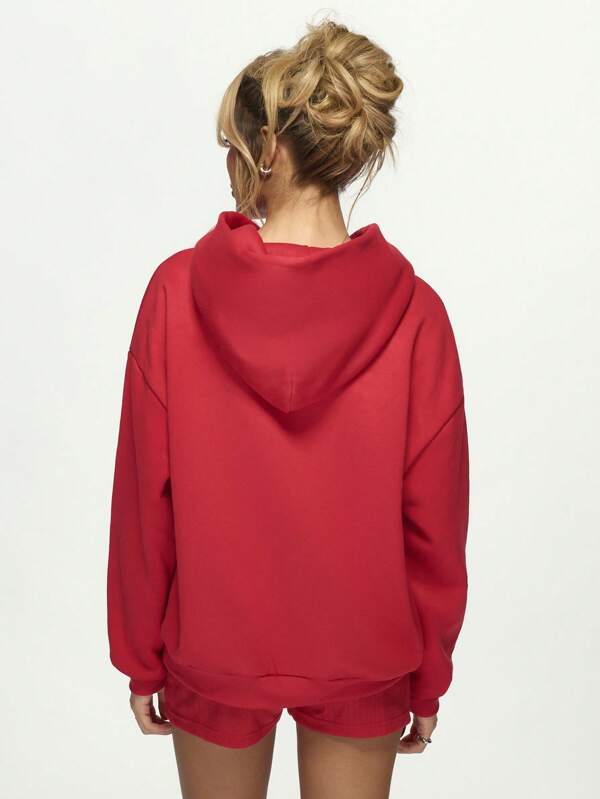 Missguided MISSGUIDED Cozy Oversized Hoodie Pullover Sweatshirt