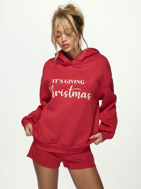 Missguided MISSGUIDED Cozy Oversized Hoodie Pullover Sweatshirt
