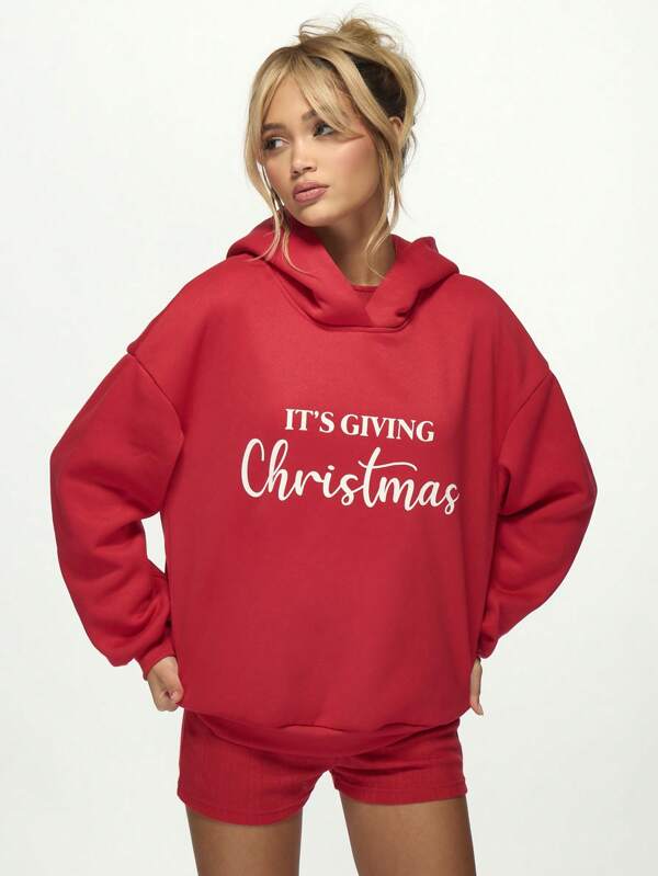 missguided MISSGUIDED Cozy Oversized Hoodie Pullover Sweatshirt