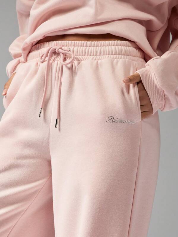 Missguided MISSGUIDED Cozy Oversized Wide Leg Sweatpants
