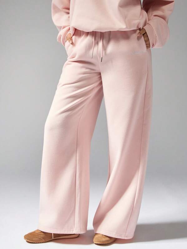 missguided MISSGUIDED Cozy Oversized Wide Leg Sweatpants