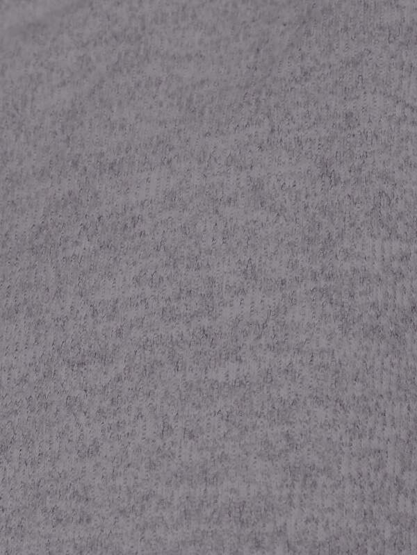 Missguided MISSGUIDED Cropped Knit Ribbed Drop Sleeve Short Sleeve Sweater