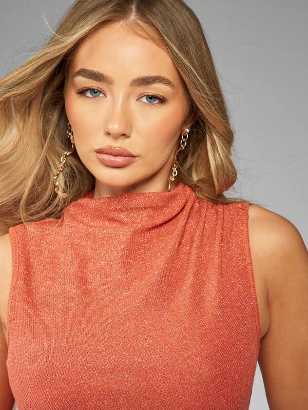 Missguided MISSGUIDED Elegant Glitter Sparkly Bodycon Women Mini Dresses