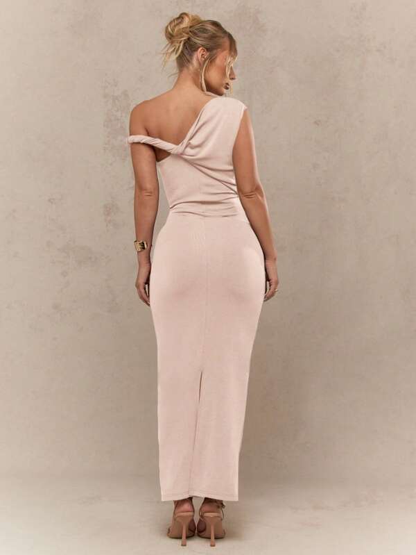 Missguided MISSGUIDED Elegant Off-Shoulder Midaxi Bodycon Dress
