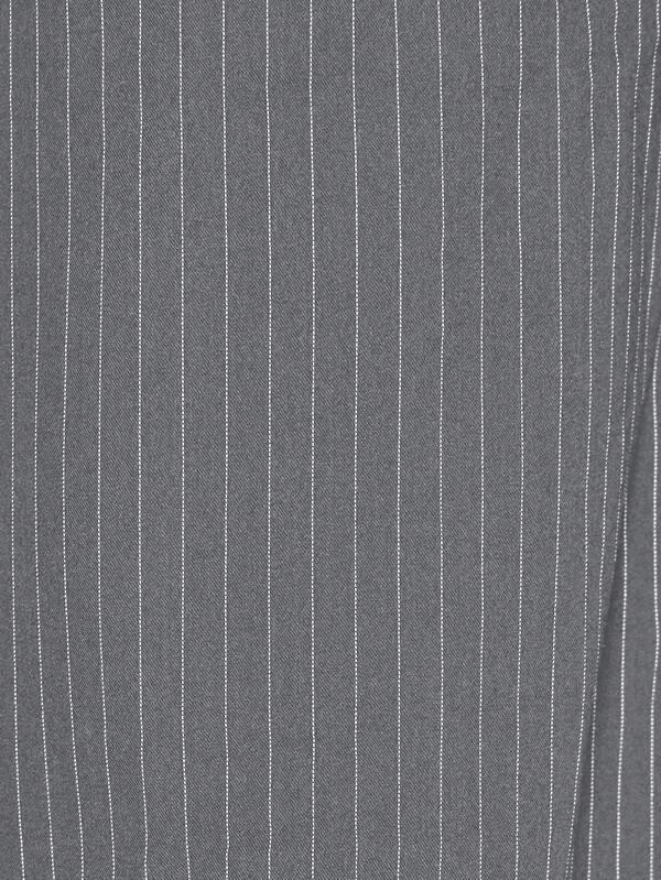Missguided MISSGUIDED Elegant Pinstripe Wide Leg Pants Two Piece Outfit