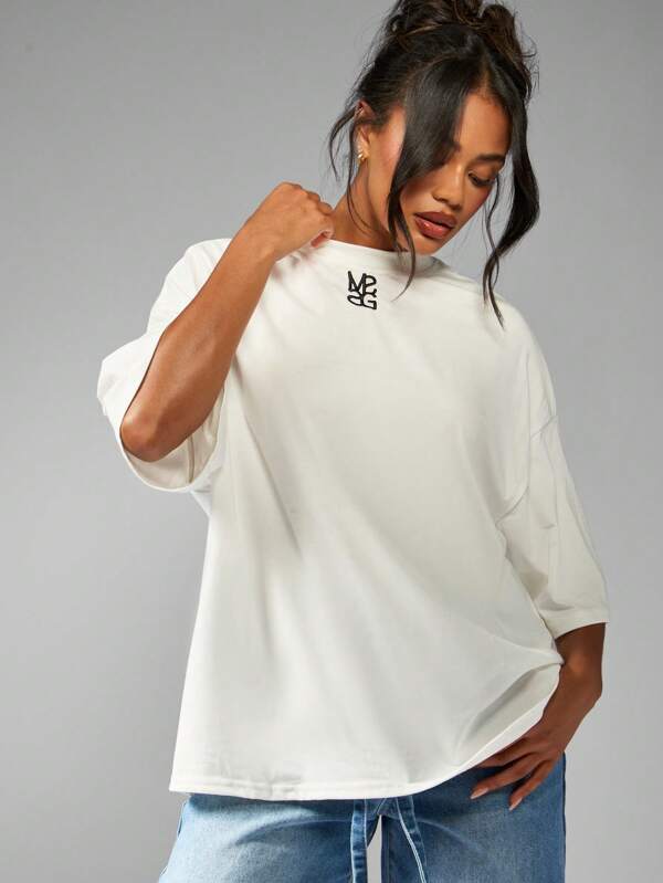 Missguided MISSGUIDED Essential Basic Cotton Oversized T-Shirt 3 Pack