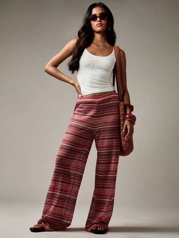 Missguided MISSGUIDED Fitted Cropped Tank Top With Cocktail Glass Print