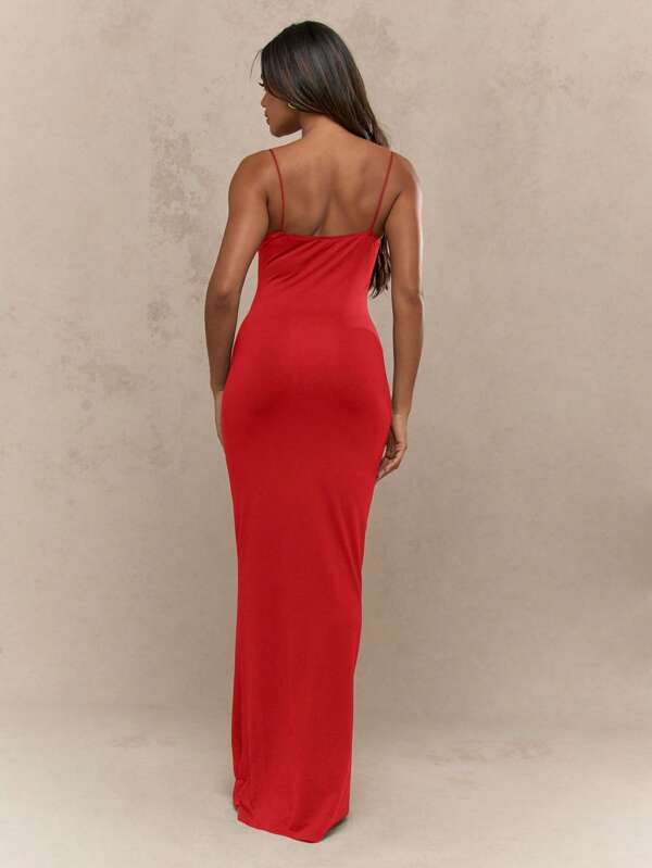 Missguided MISSGUIDED Full Length Form Fitting Elegant Mermaid Maxi Dresses