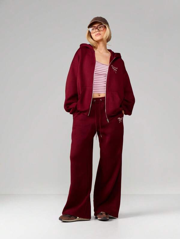 Missguided MISSGUIDED Full Zip Hoodie With Drawstring