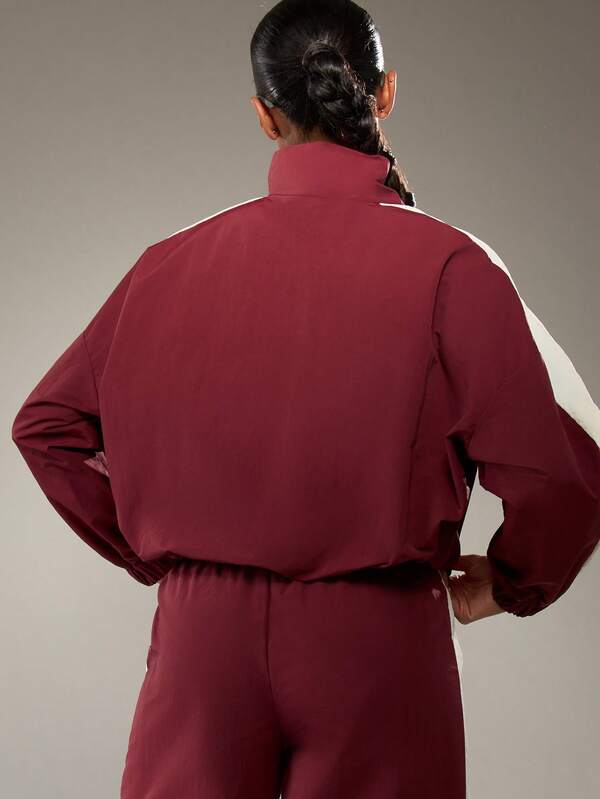 Missguided MISSGUIDED Half Zip Track Jacket With Contrast Panels