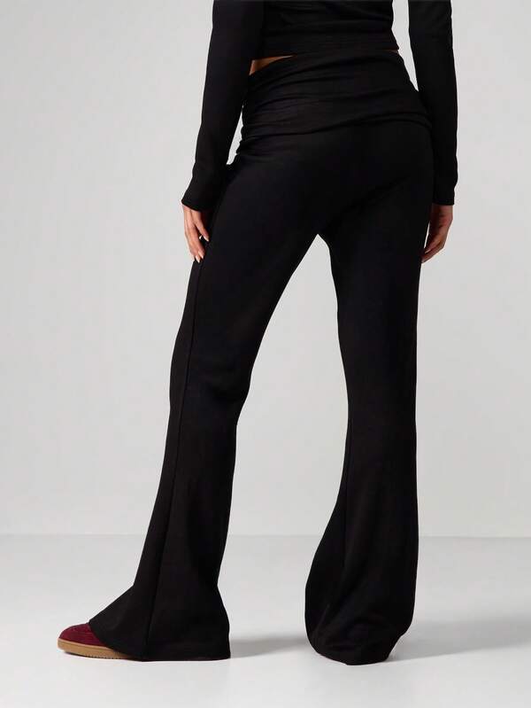 Missguided MISSGUIDED High Waist Flared Lounge Leggings