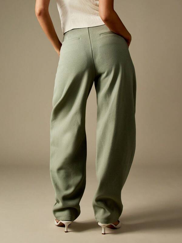 Missguided MISSGUIDED High Waisted Wide Leg Structured Pants