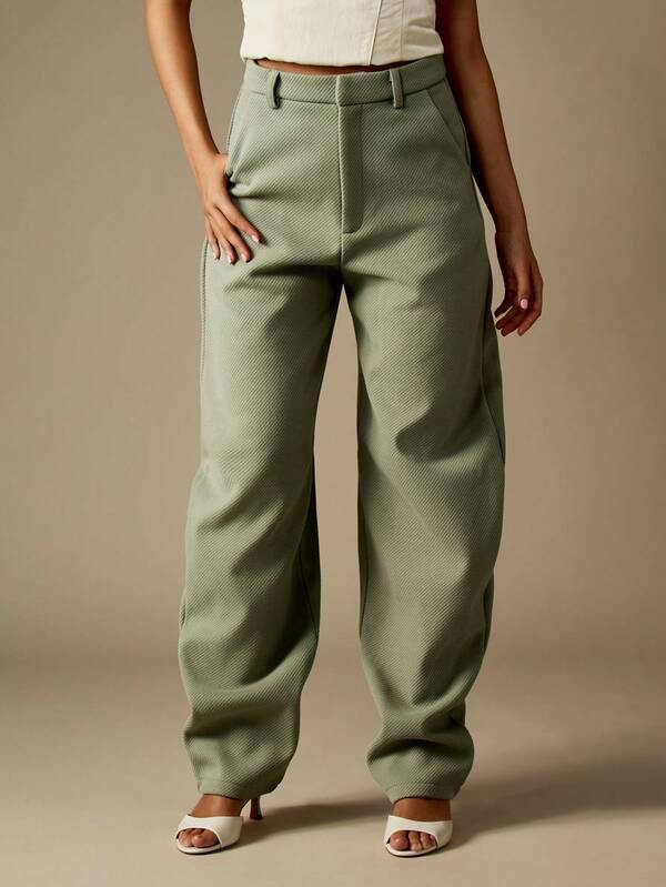 missguided MISSGUIDED High Waisted Wide Leg Structured Pants