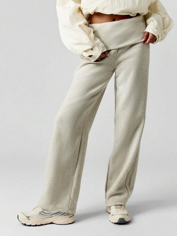 missguided MISSGUIDED High Waisted Wide Leg Sweatpants