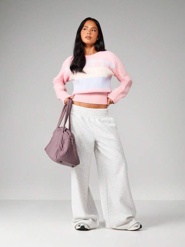 Missguided MISSGUIDED Jacquard Knit Christmas Jumper With Fair Isle Pattern