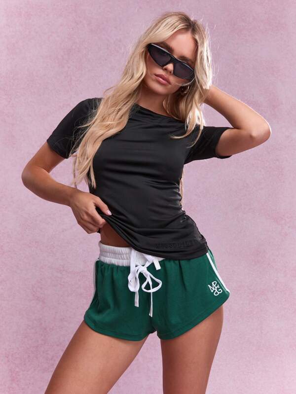 missguided MISSGUIDED Jersey Round Neck Essential T-Shirt