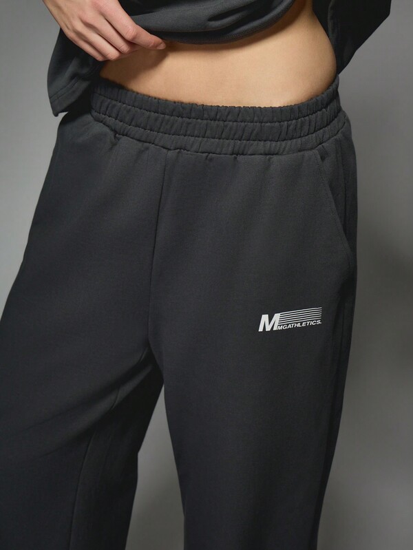 Missguided MISSGUIDED Loose Fit Athleisure Wide Leg Fleece Sweatpants