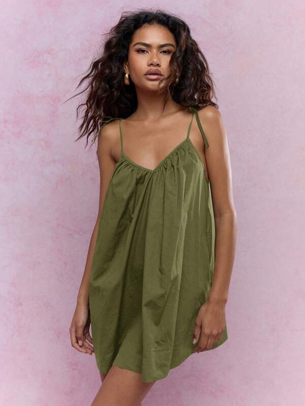 missguided MISSGUIDED Loose Flowy A Line Smock Women Mini Dress
