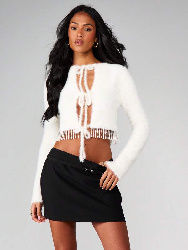 missguided MISSGUIDED Buckle Detail Mini Skort