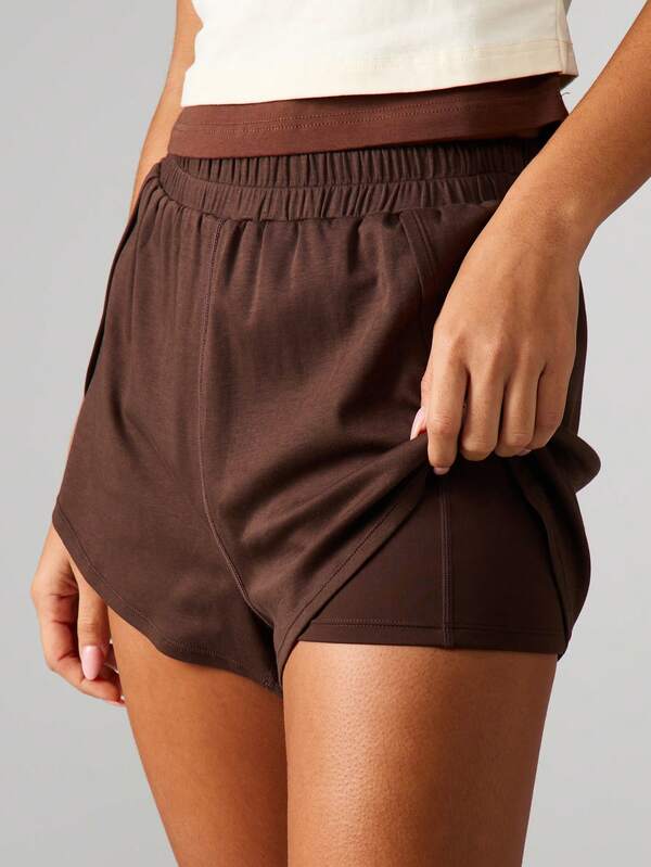 Missguided MISSGUIDED High Waisted Athletic Shorts
