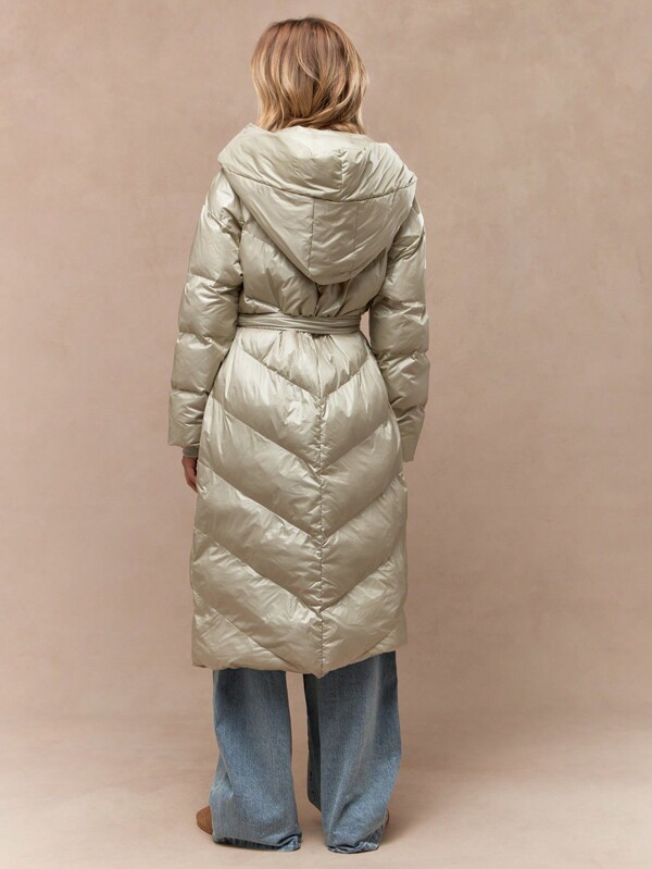 Missguided MISSGUIDED Hooded Puffer Winter Coat