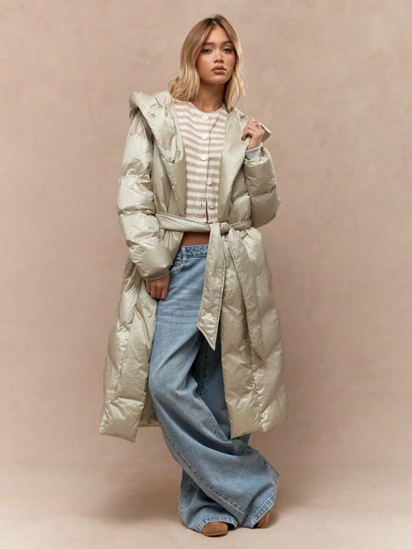 missguided MISSGUIDED Hooded Puffer Winter Coat
