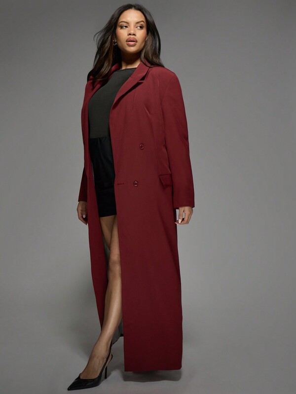 missguided MISSGUIDED MISSGUIDED PLUS Plus Size Longline Tailored Blazer Jacket