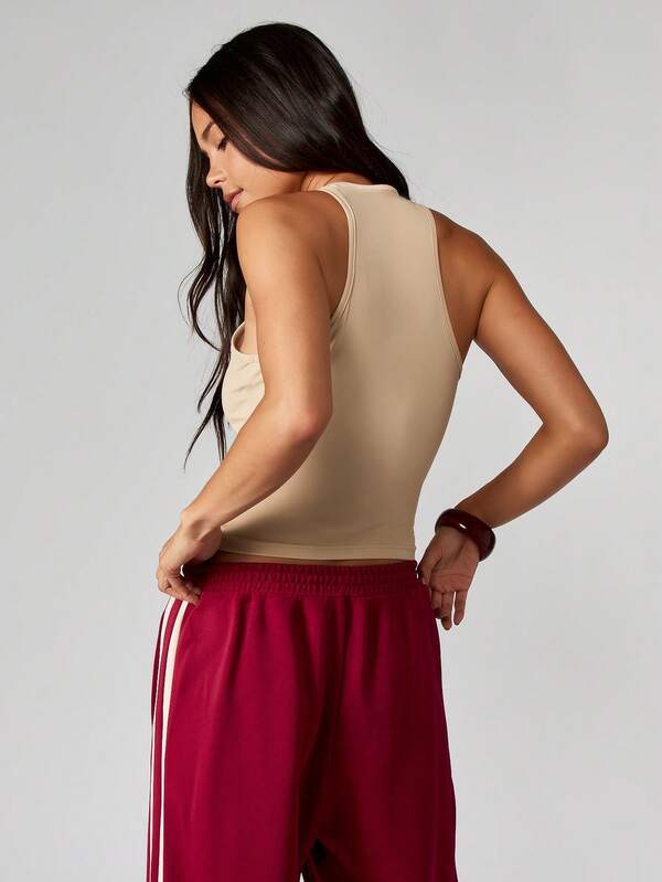 Missguided MISSGUIDED Racerback Bodycon Tank Top
