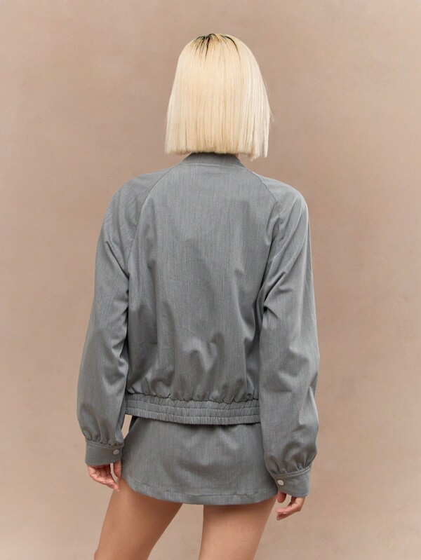 Missguided MISSGUIDED Modern Raglan Sleeve Bomber Jackets