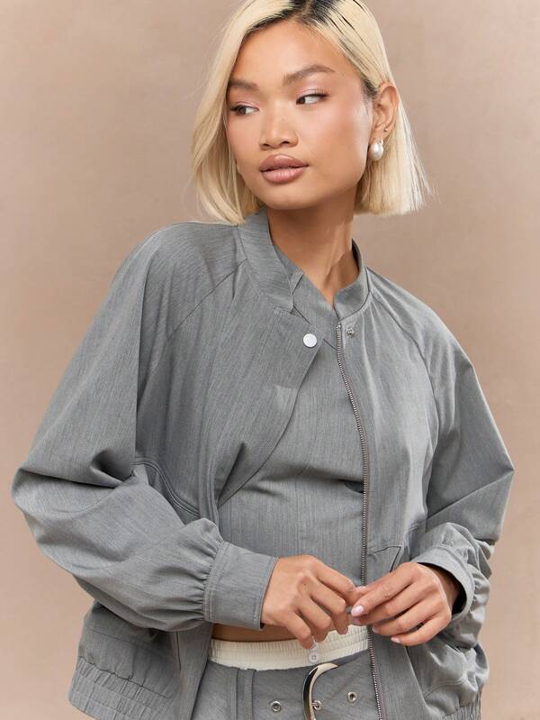 Missguided MISSGUIDED Modern Raglan Sleeve Bomber Jackets