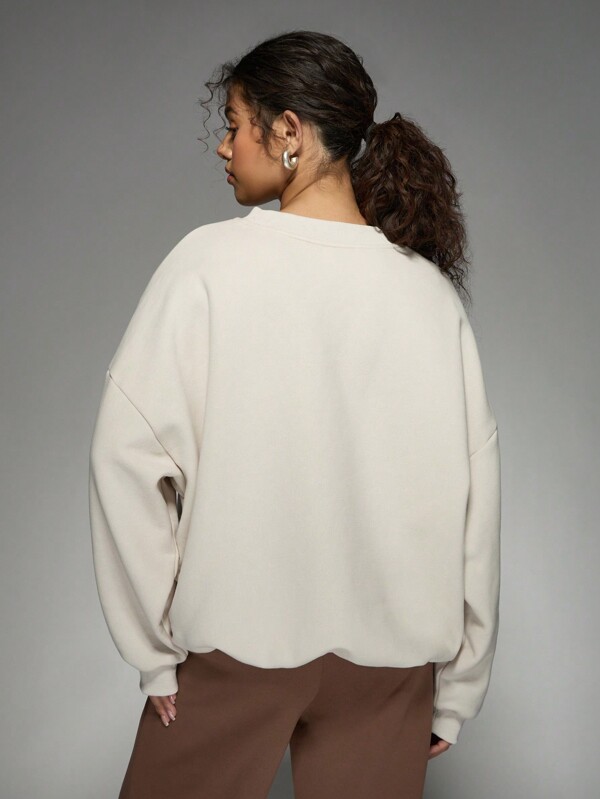 Missguided MISSGUIDED Nashville Varsity Style Cozy Pullover Sweatshirt