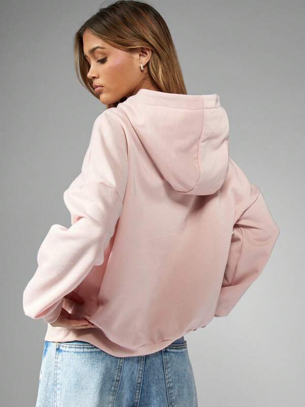 Missguided MISSGUIDED New York Brooklyn Varsity Hooded Women Sweatshirt