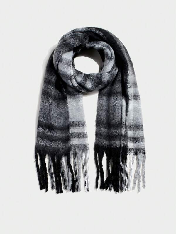 Missguided MISSGUIDED Ombre Gradient Scarf With Fringe