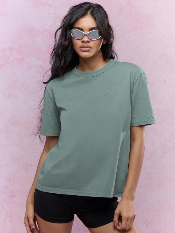 Missguided MISSGUIDED Oversized Athleisure Streetwear Soft Jersey T-Shirt