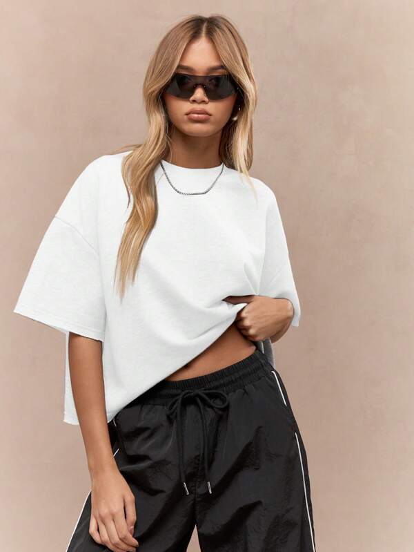 missguided MISSGUIDED Oversized Boxy Cut T-Shirt Urban Streetwear