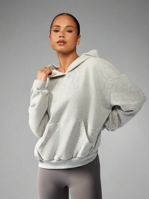 missguided MISSGUIDED Oversized Cotton Blend Hoodie With Number Print