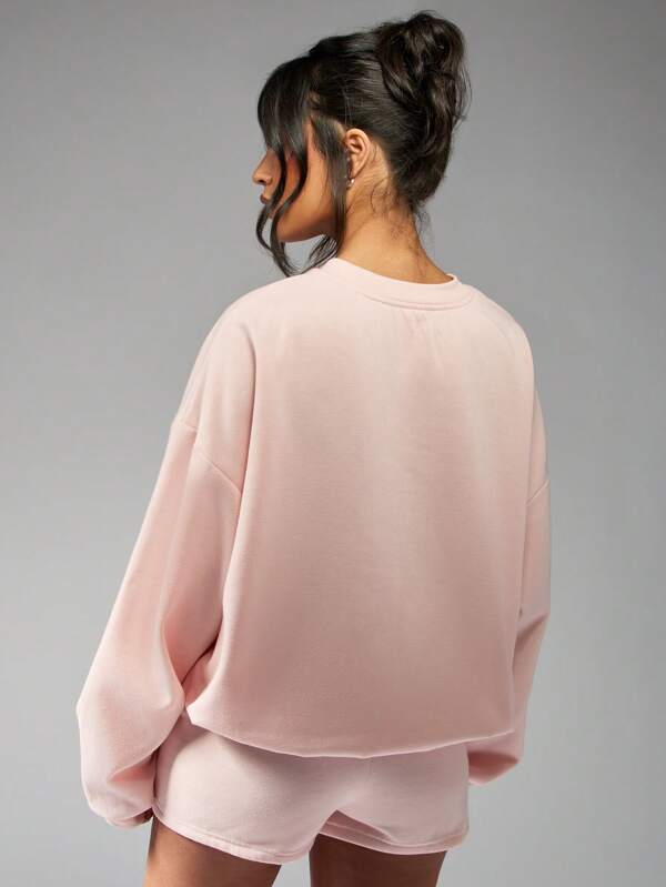 Missguided MISSGUIDED Oversized Diamante Bridesmaid Sweatshirt