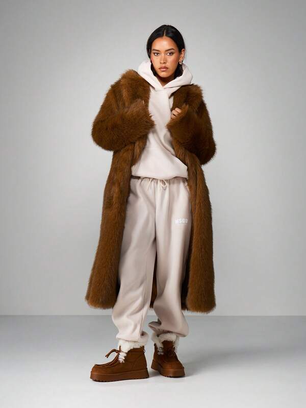 Missguided MISSGUIDED Oversized Graphic Hoodie With Drawstring