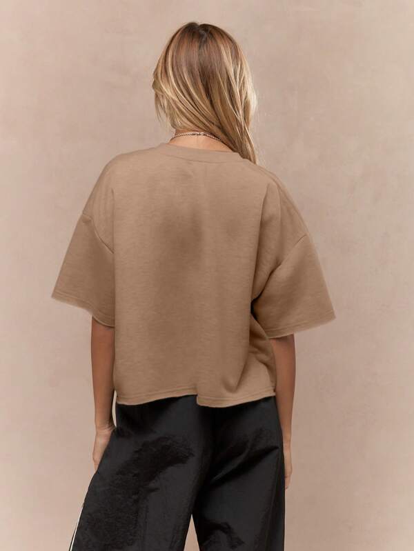 Missguided MISSGUIDED Oversized Heavy Basic Streetwear Tee