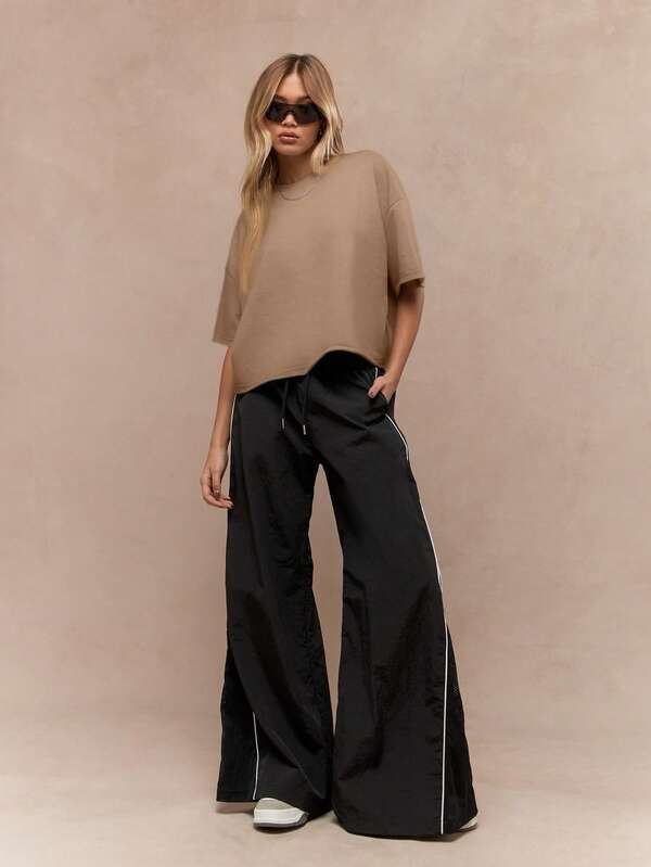 Missguided MISSGUIDED Oversized Heavy Basic Streetwear Tee