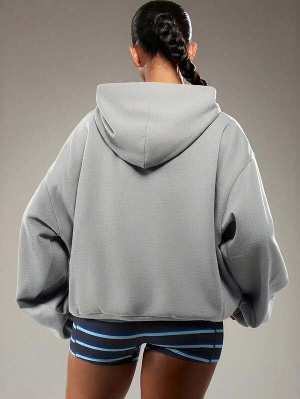 Missguided MISSGUIDED Oversized Hooded Sweatshirt With Front Pocket