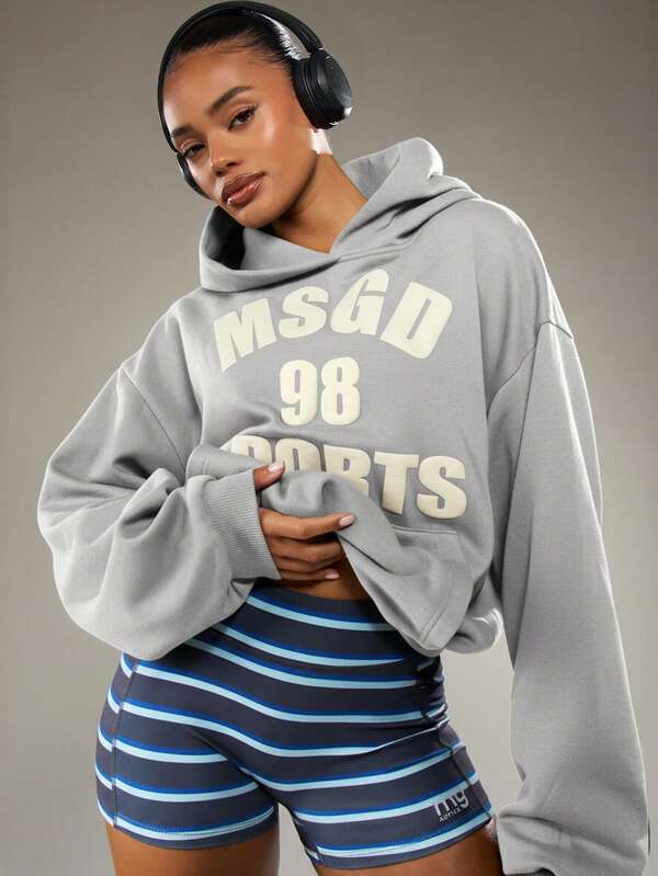 Missguided MISSGUIDED Oversized Hooded Sweatshirt With Front Pocket